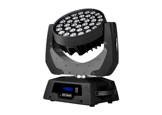 Porcellana Zoom senza fili DJ KTV Antivari del lavaggio del carrello LED di W di controlli 36 * 10 che gira la luce della fase fornitore
