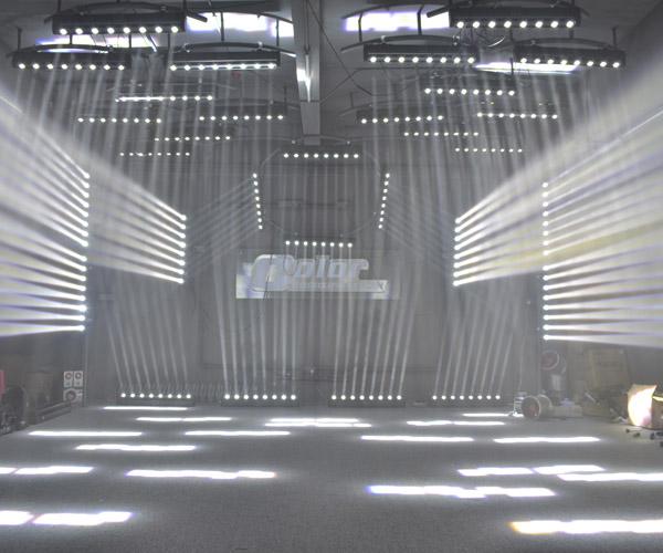 Effetto di fase del teatro della luce del fascio del carrello del materiale di illuminazione LED della fase