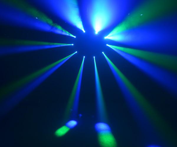 Illuminazione della fase del fascio del carrello RGBW LED per l'illuminazione della fase del club/partito/nozze DMX