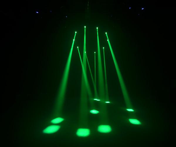 Illuminazione della fase del fascio del carrello RGBW LED per l'illuminazione della fase del club/partito/nozze DMX