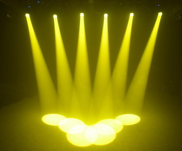 Metta in scena la pro illuminazione della discoteca di Manica del carrello 12 DMX del fascio di Luminus 90W LED di illuminazione 50