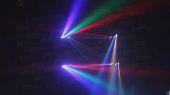 Fascio del mini LED carrello bianco fresco di DMX Chanels mini per i club/cellulare DJ