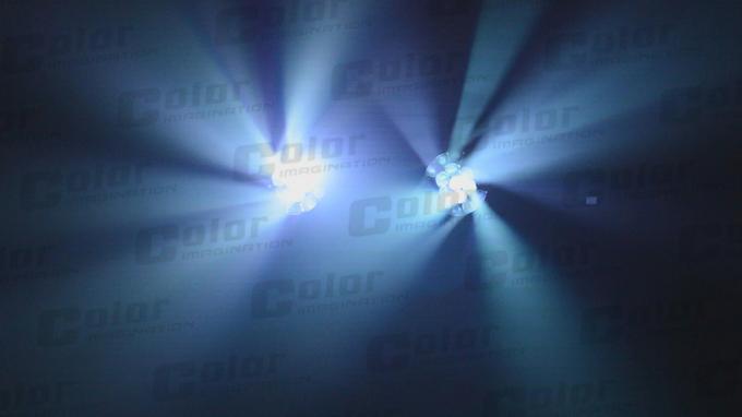 Le luci della fase del carrello dello zoom di IP20 DMX-512 per nozze/club/DJ mostrano